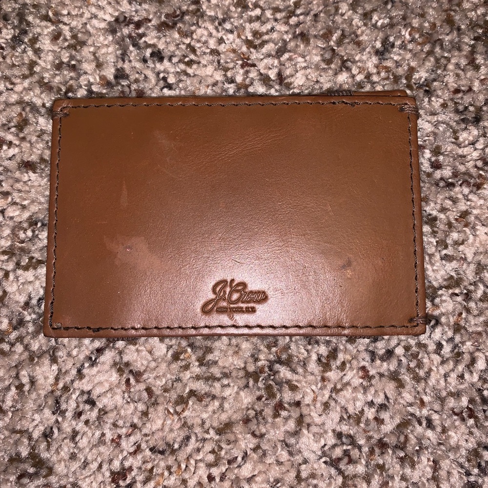 JCrew Leather Card Holder